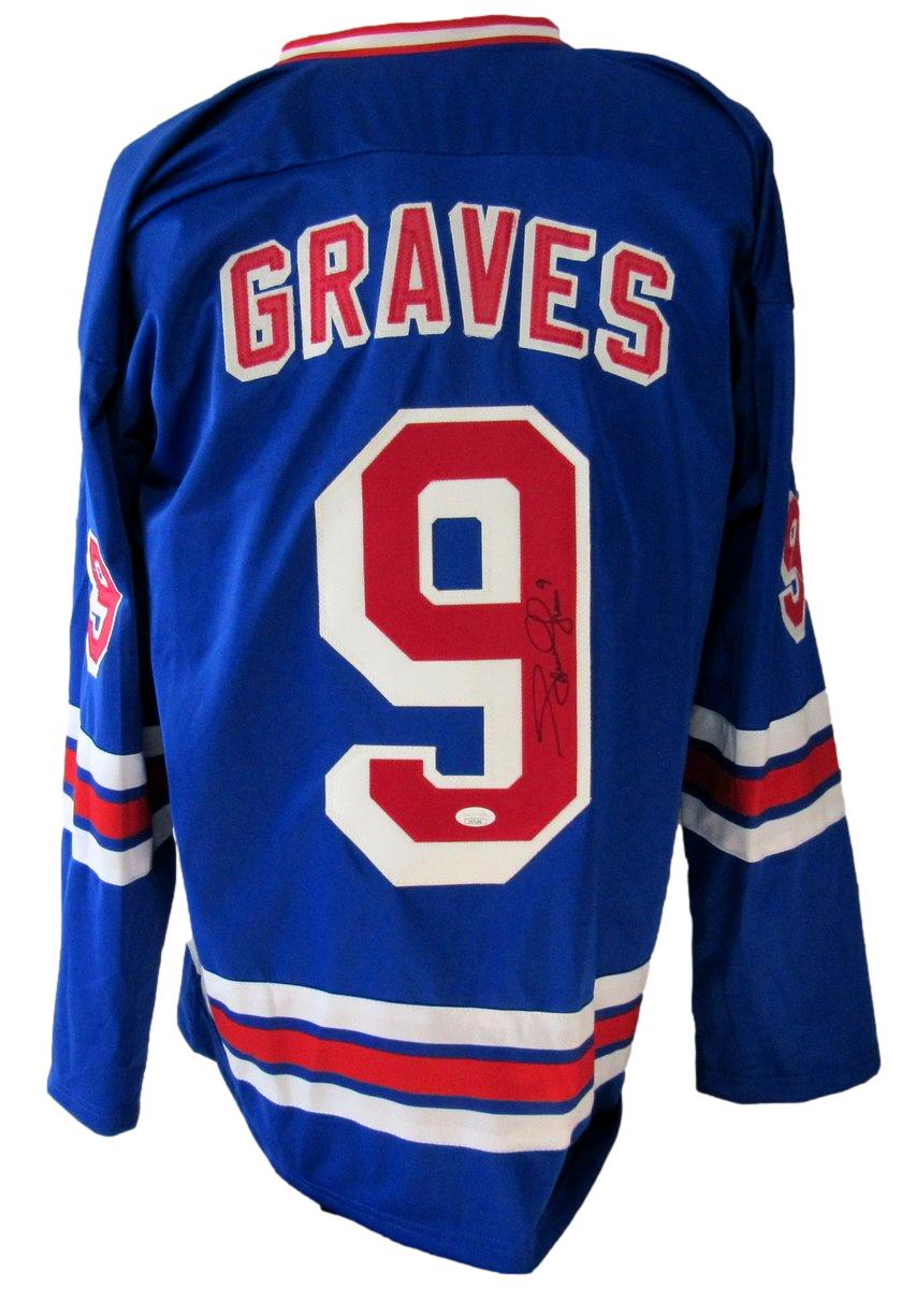 Adam Graves New York Rangers Autographed Custom Hockey Jersey JSA 209905