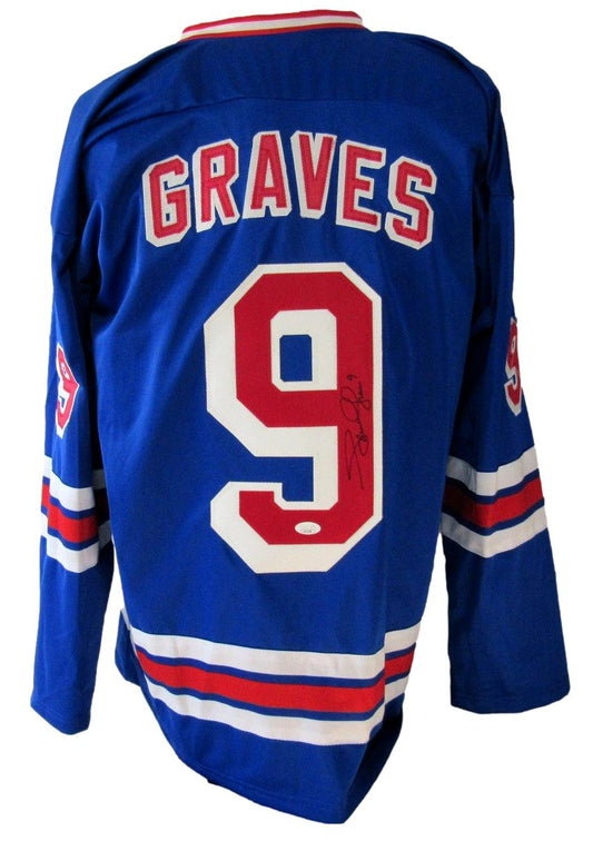 Adam Graves New York Rangers Autographed Custom Hockey Jersey JSA 209905