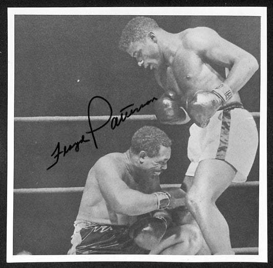 Floyd Patterson Signed/Autographed 7.5x7.5 Photo Boxing JSA 210556
