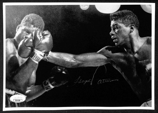 Floyd Patterson Signed/Autographed 7x9.5 Photo Boxing JSA 210557