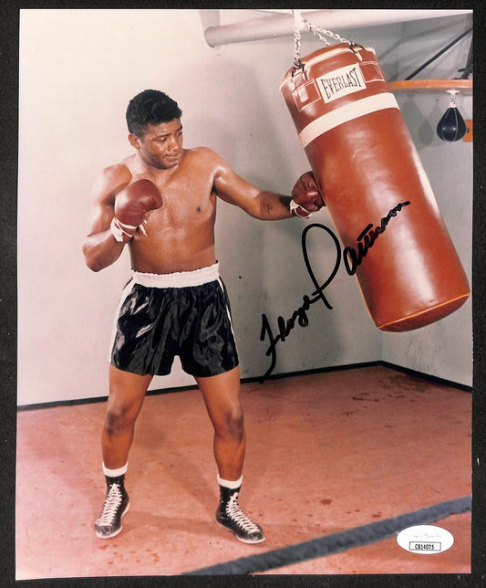 Floyd Patterson Signed/Autographed 8x10 Photo Boxing JSA 210565