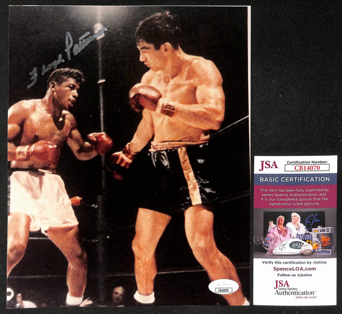 Floyd Patterson Signed/Autographed 8x10 Photo Boxing JSA 210566