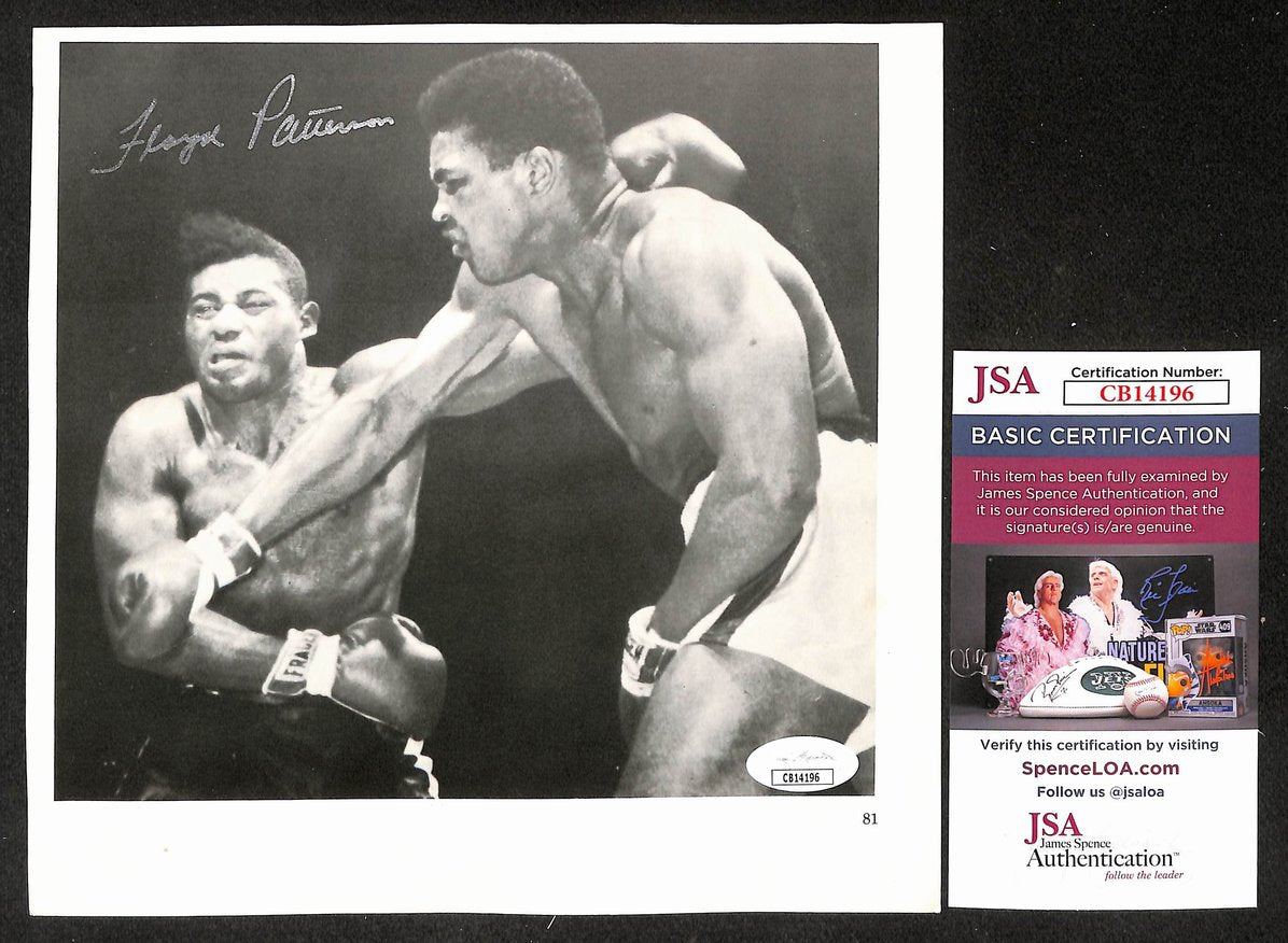 Floyd Patterson Signed/Autographed 8x8 Newspaper Clipping Boxing JSA 210570