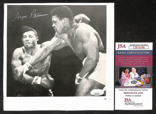 Floyd Patterson Signed/Autographed 8x8 Newspaper Clipping Boxing JSA 210570