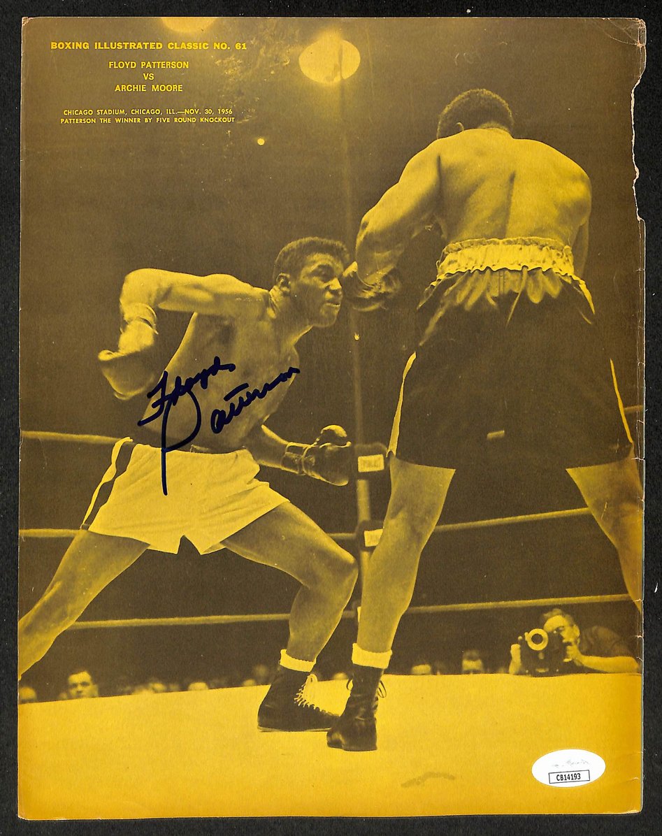Floyd Patterson Signed/Autographed Magazine Page Boxing JSA 210583