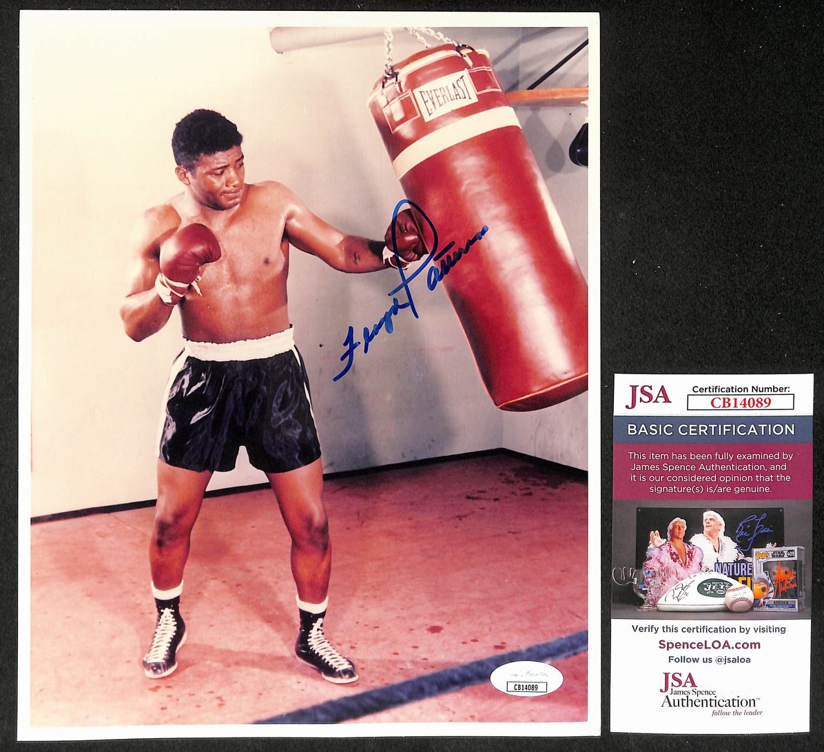Floyd Patterson Signed/Autographed 8x10 Photo Boxing JSA 210547