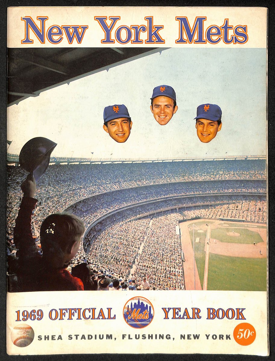Vintage 1969 New York Mets Official Year Book 208951