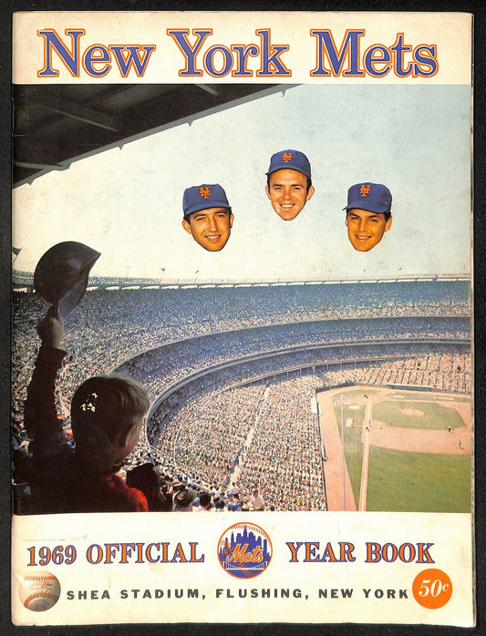 Vintage 1969 New York Mets Official Year Book 208951