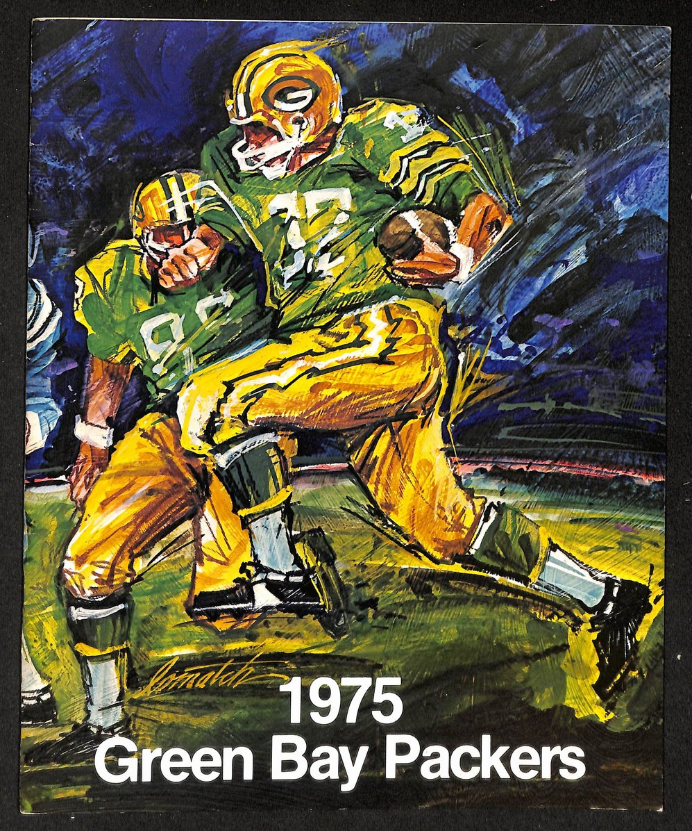 1975 Roundy's Signed 6x9 Photos (15) Green Bay Packers Players with Photo Album