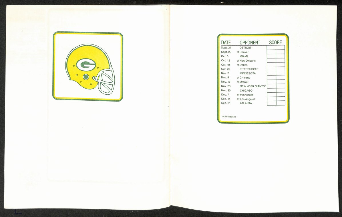 1975 Roundy's Signed 6x9 Photos (15) Green Bay Packers Players with Photo Album