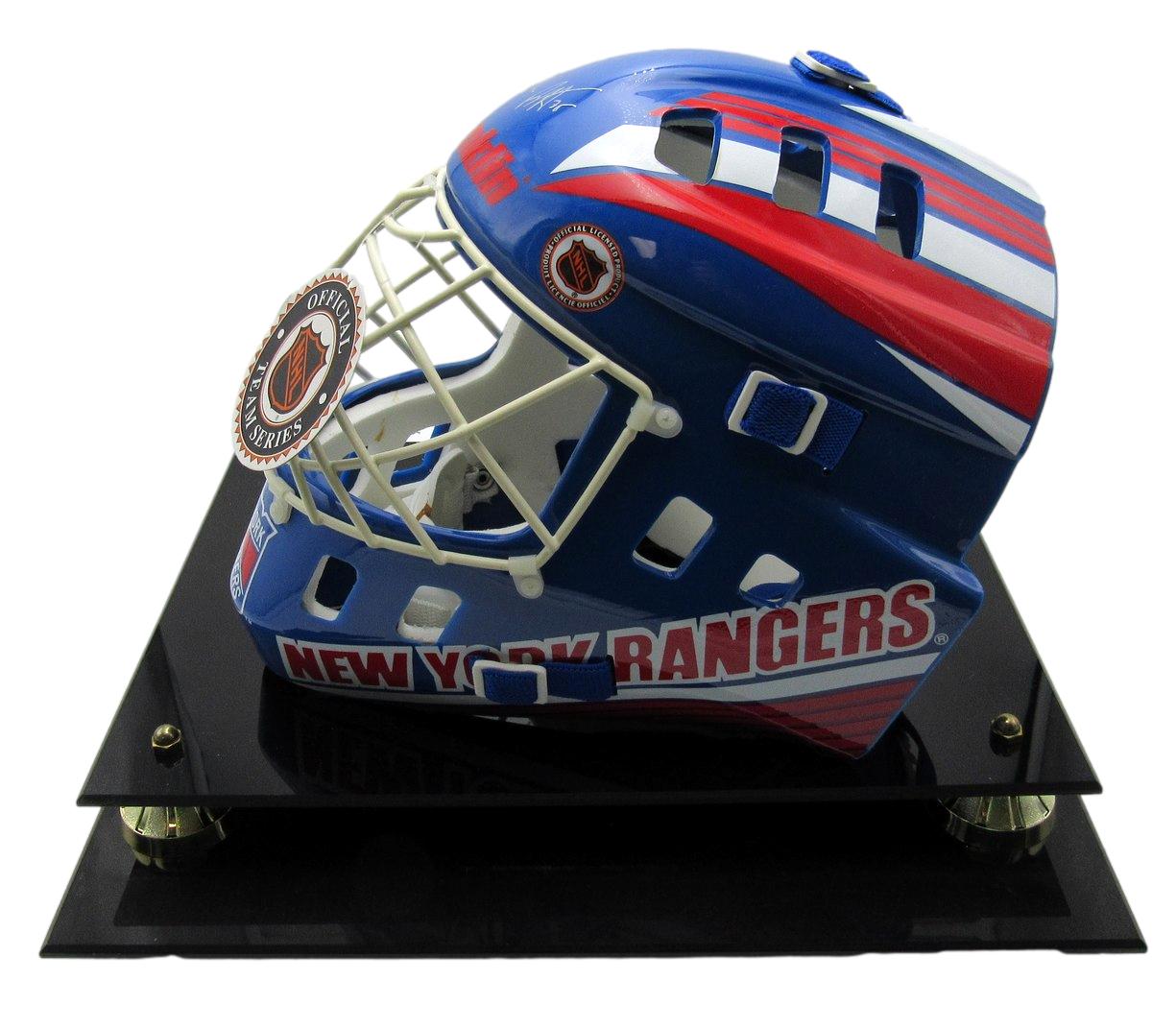 Mike Richter HOF Signed/Auto New York Rangers Goalie Mask w/ Case Steiner 209931