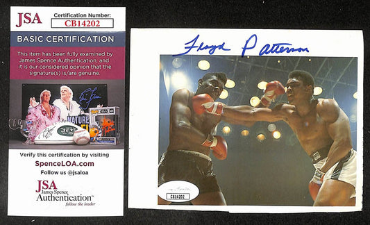 Floyd Patterson Signed/Autographed Magazine Photo Boxing JSA 210535