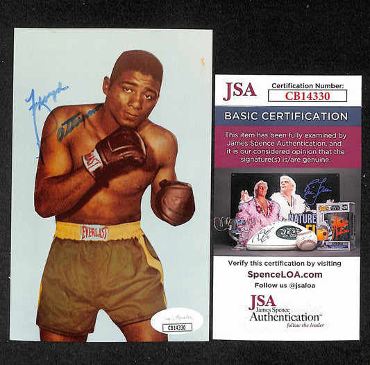 Floyd Patterson Signed/Autographed Color Photo Boxing JSA 210544
