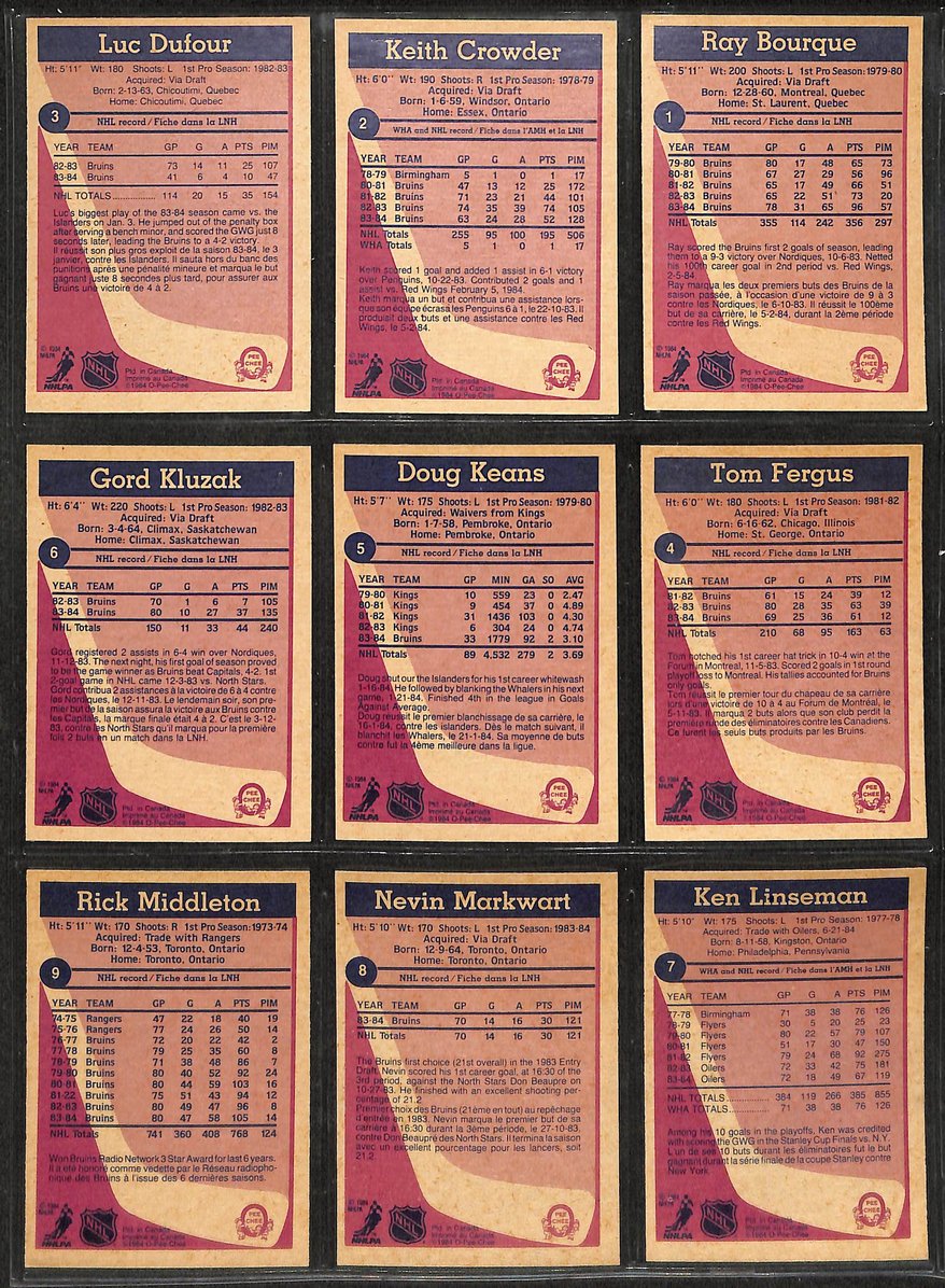 1984-1985 O-Pee-Chee OPC Hockey Complete Set 1-396 Yzerman RC  210877