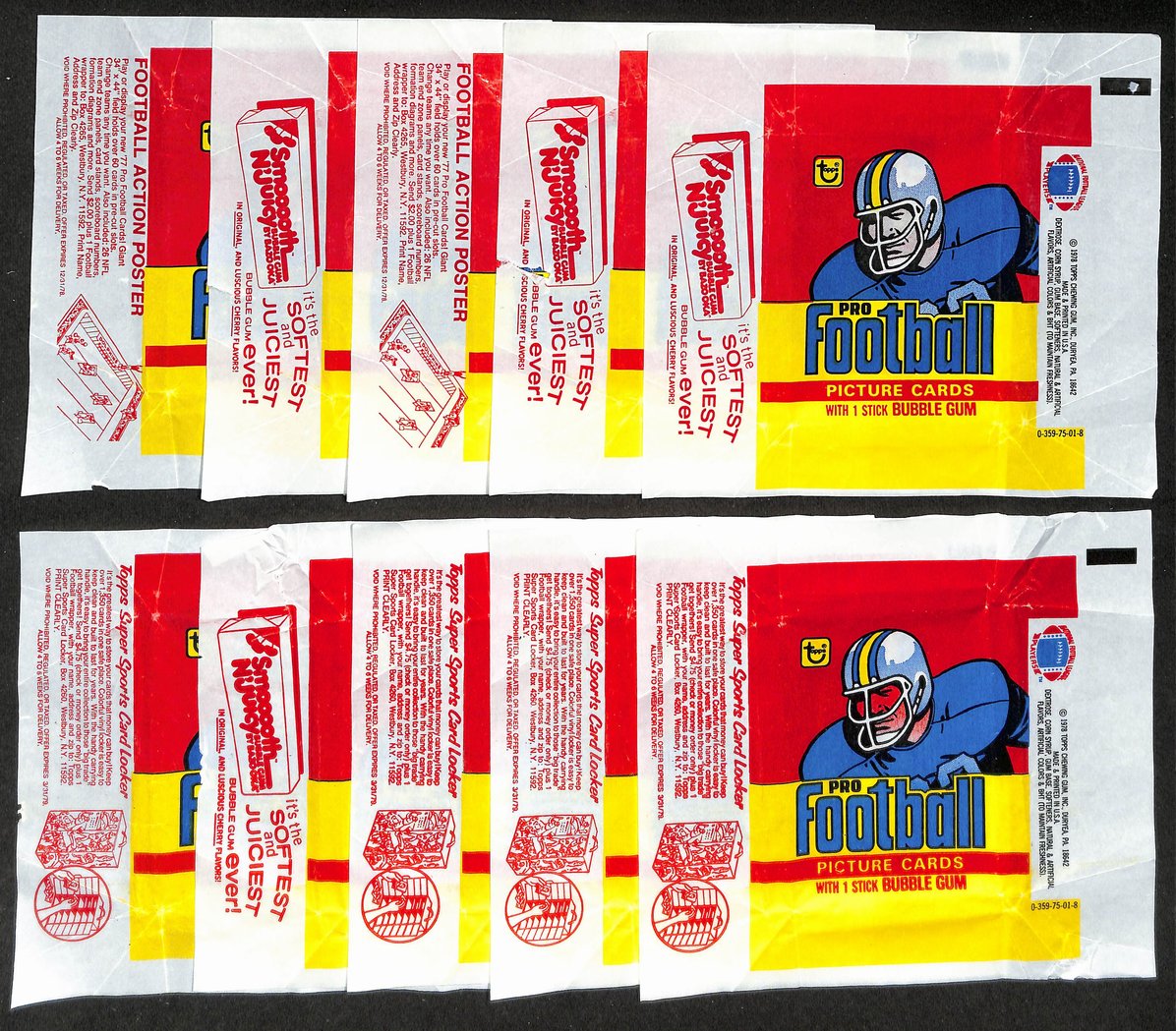 Lot of (20) 1978 Topps NFL Football Wax Pack Wrappers Dorsett RC 209059