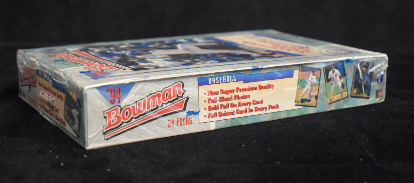 1994 Bowman Baseball Factory Sealed Wax Box - 24 Packs - Jeter Posada RC RBX17