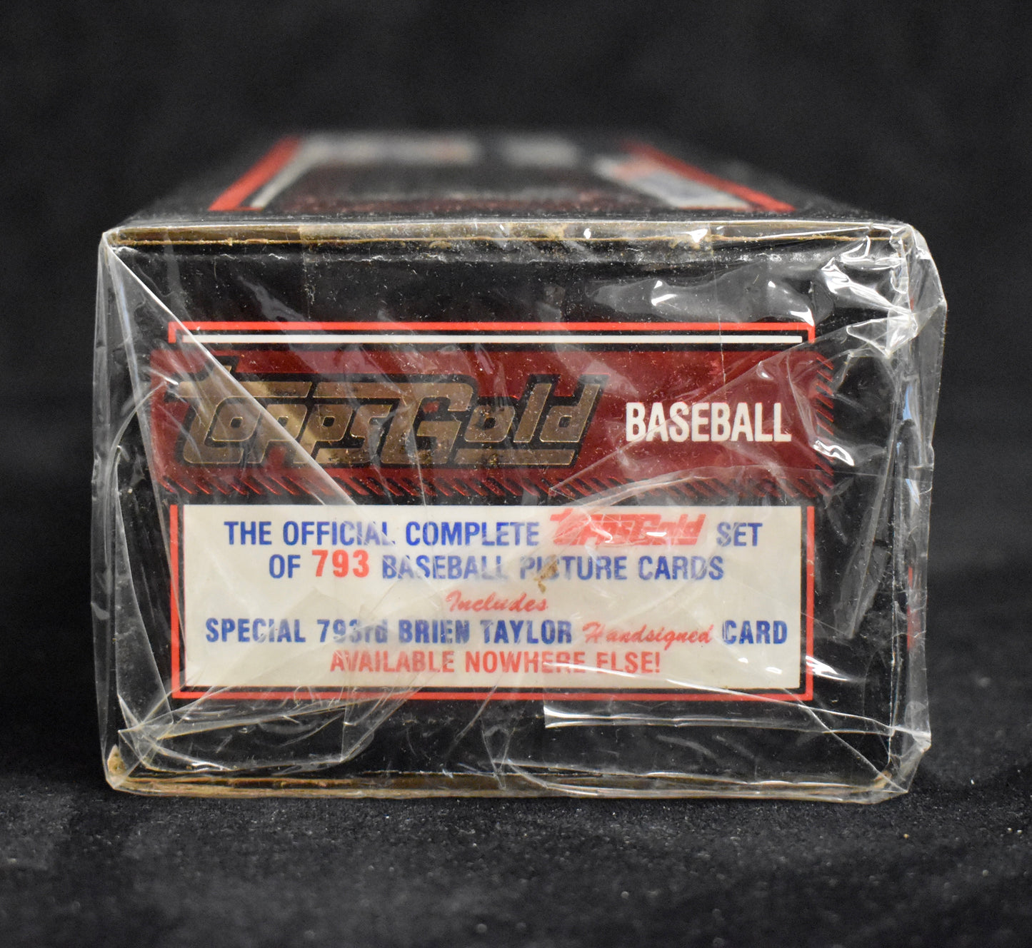 1992 Topps Gold Baseball Factory Sealed Set - 793 Cards Brien Taylor Auto RBX20