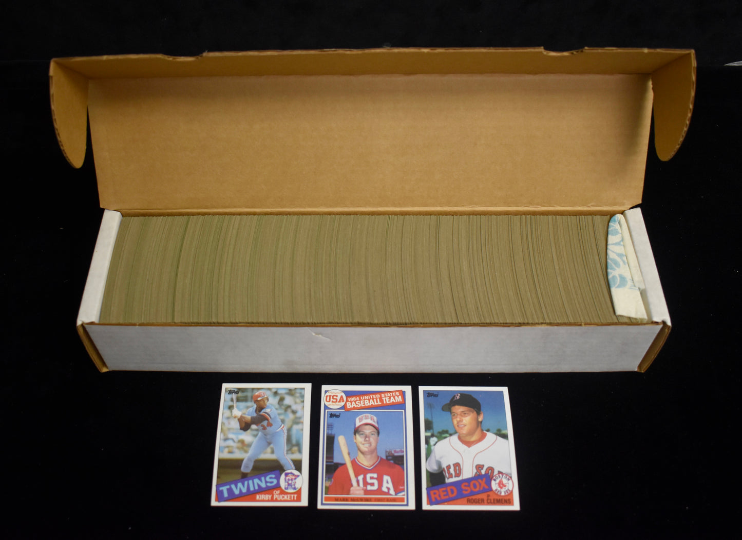 1985 Topps Baseball Complete Set - Puckett Clemens RC McGwire USA RBX23