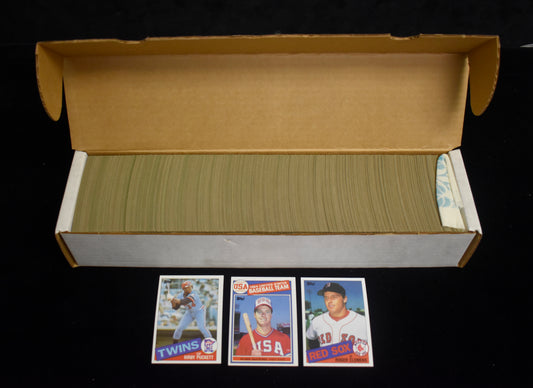 1985 Topps Baseball Complete Set - Puckett Clemens RC McGwire USA RBX23