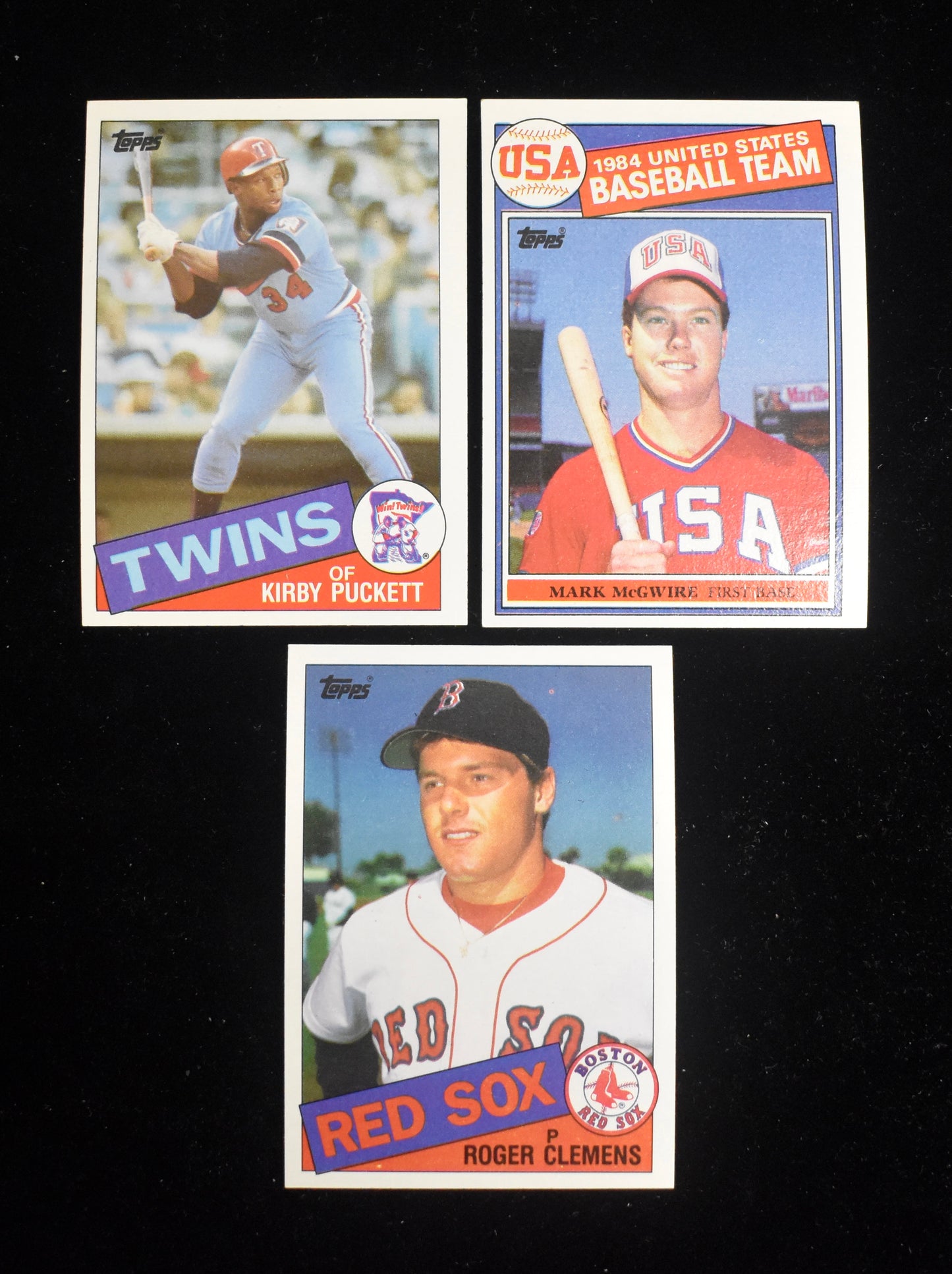 1985 Topps Baseball Complete Set - Puckett Clemens RC McGwire USA RBX23