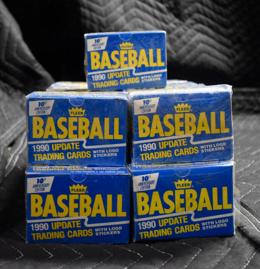 Lot of (19) 1990 Fleer Update Baseball Sealed Trading Card Sets Thomas RC RBX26