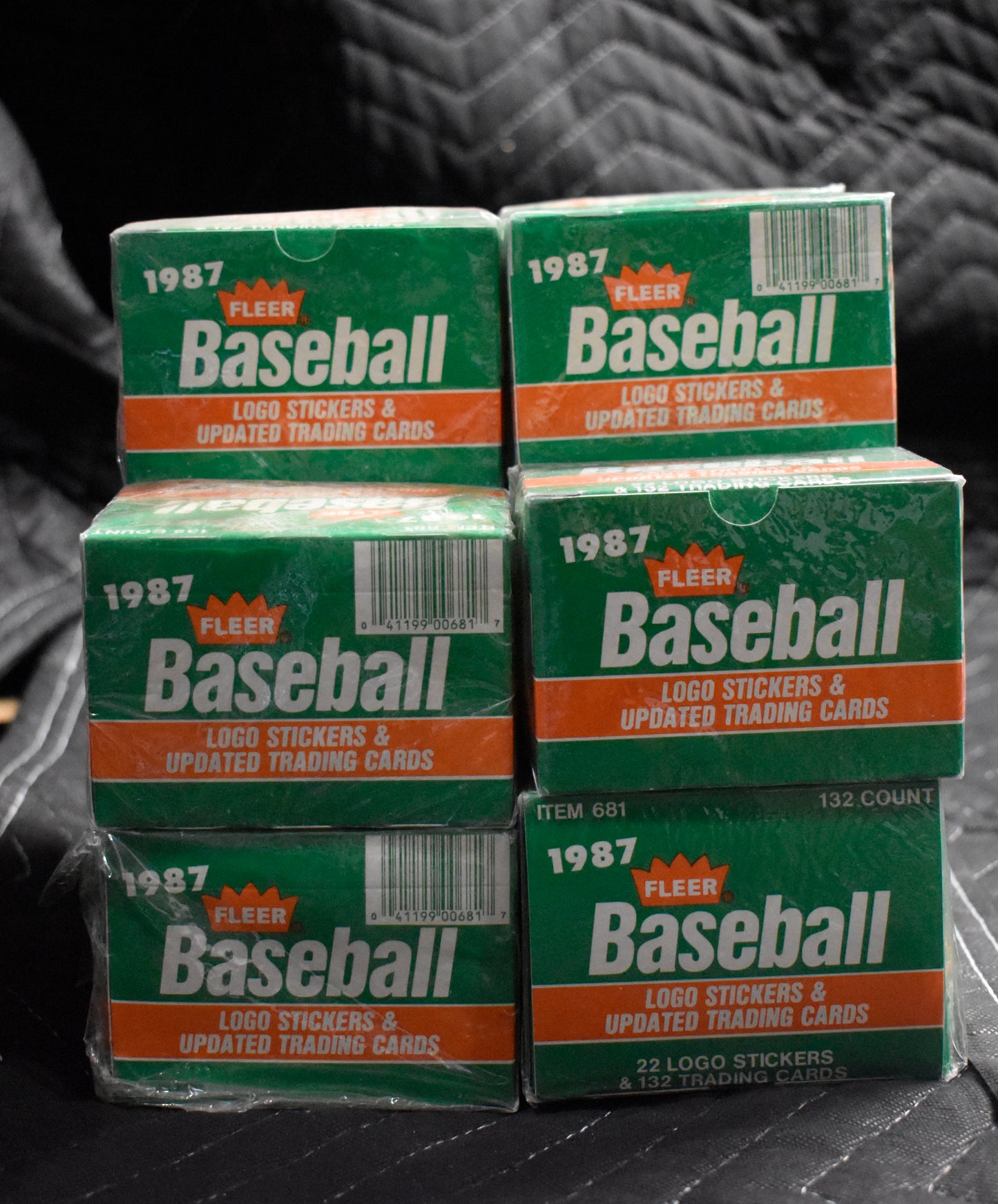Lot of (16) 1987 Fleer Update Baseball Factory Sealed Sets - Maddux RC RBX30