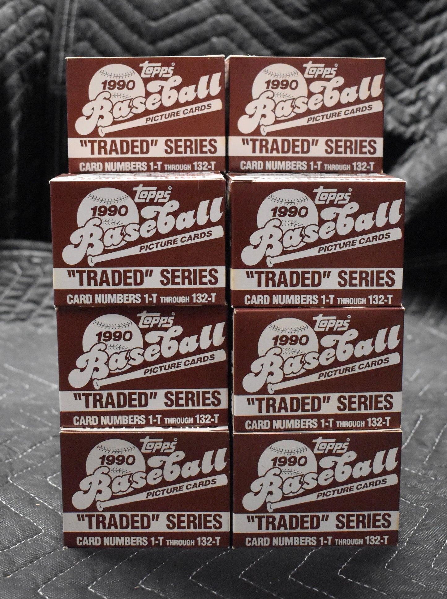 Lot of (38) 1990 Topps Traded Baseball Complete Sets - Justice Baerga RC RBX34