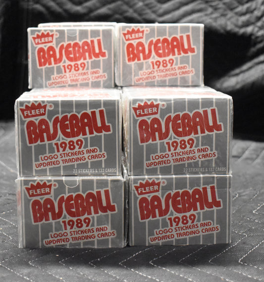 Lot of (26) 1989 Fleer Update Baseball Sealed Complete Sets - Johnson RC RBX38