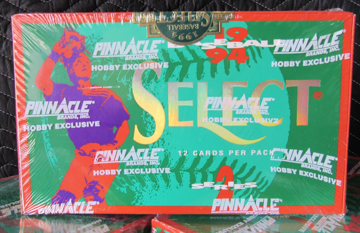 Lot of (9) 1994 Pinnacle Select Series 2 Baseball Sealed Hobby Wax Boxes RBX101
