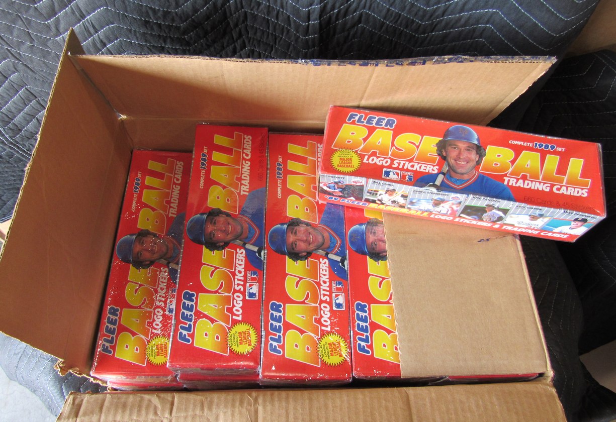 1989 Fleer Baseball Factory Sealed Sets - Case of 15 - Griffey Jr RC RBX103