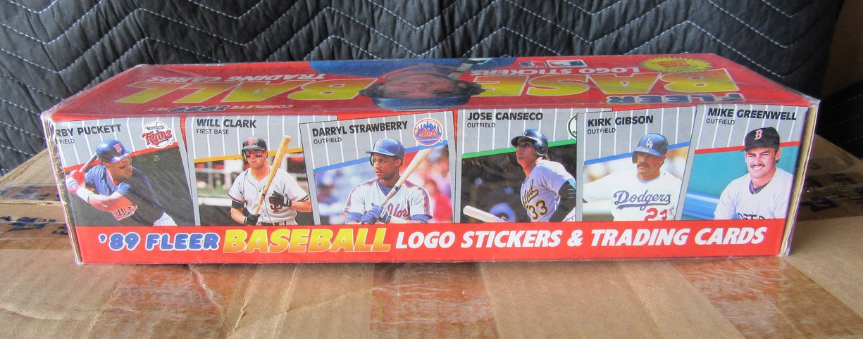 1989 Fleer Baseball Factory Sealed Sets - Case of 15 - Griffey Jr RC RBX103