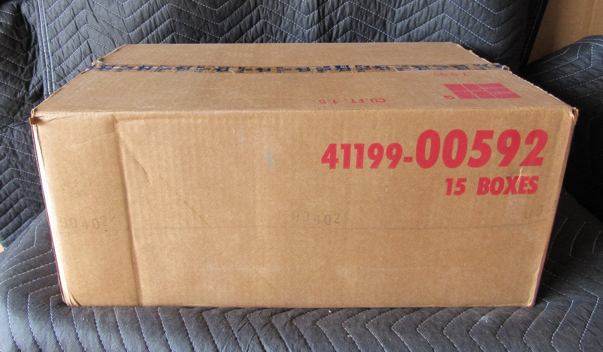 1989 Fleer Baseball Sealed Case of  15 Factory Sets - Griffey Jr RC RBX104
