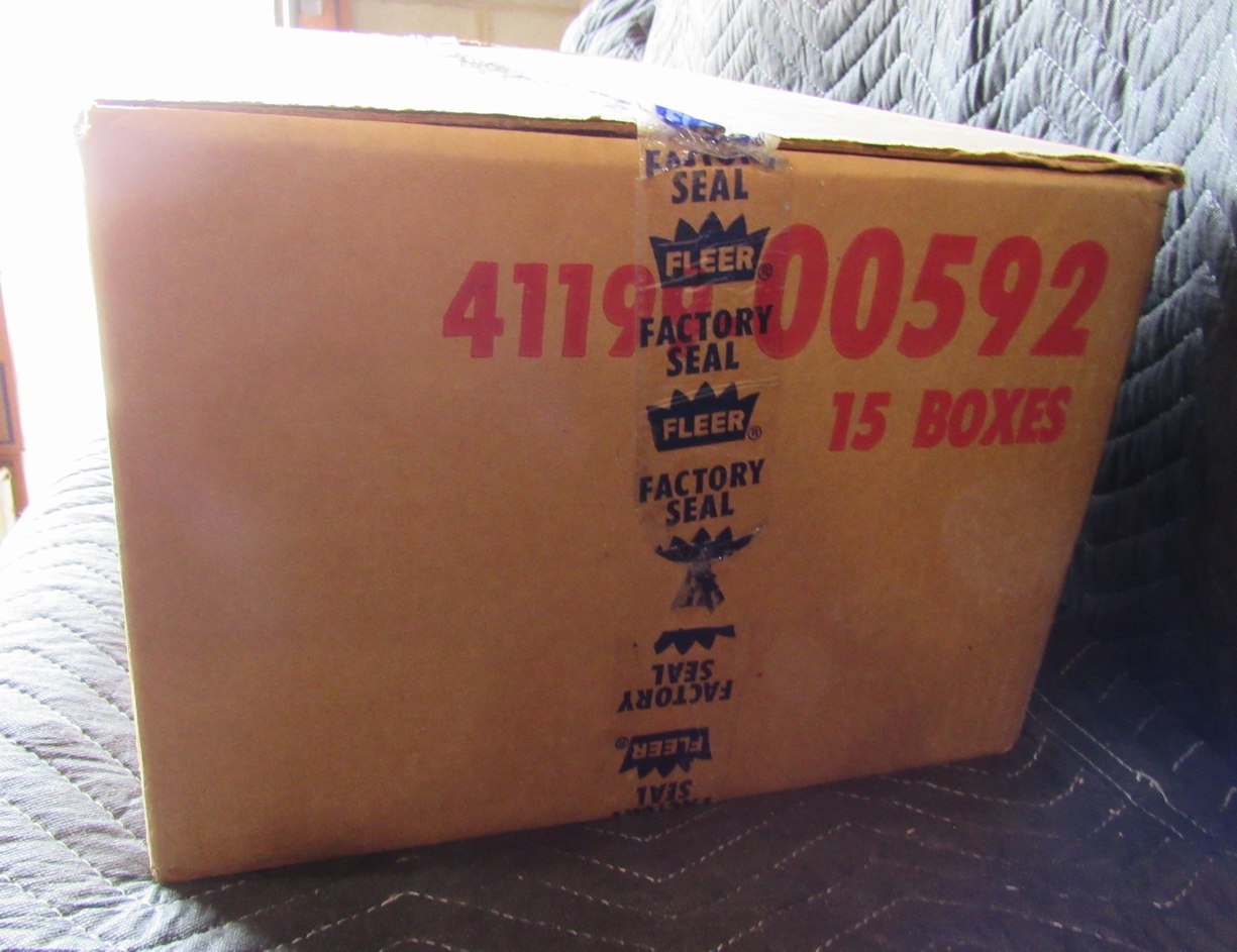 1989 Fleer Baseball Sealed Case of  15 Factory Sets - Griffey Jr RC RBX104