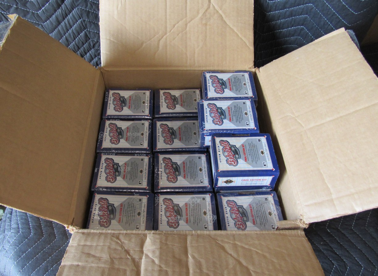 1991 Upper Deck Final Edition Baseball Partial Case of 51 Sealed Sets RBX105
