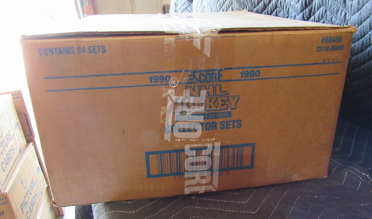 1990 Score NHL Hockey Sealed Case of  24 Complete Sets - Lindros RC RBX108