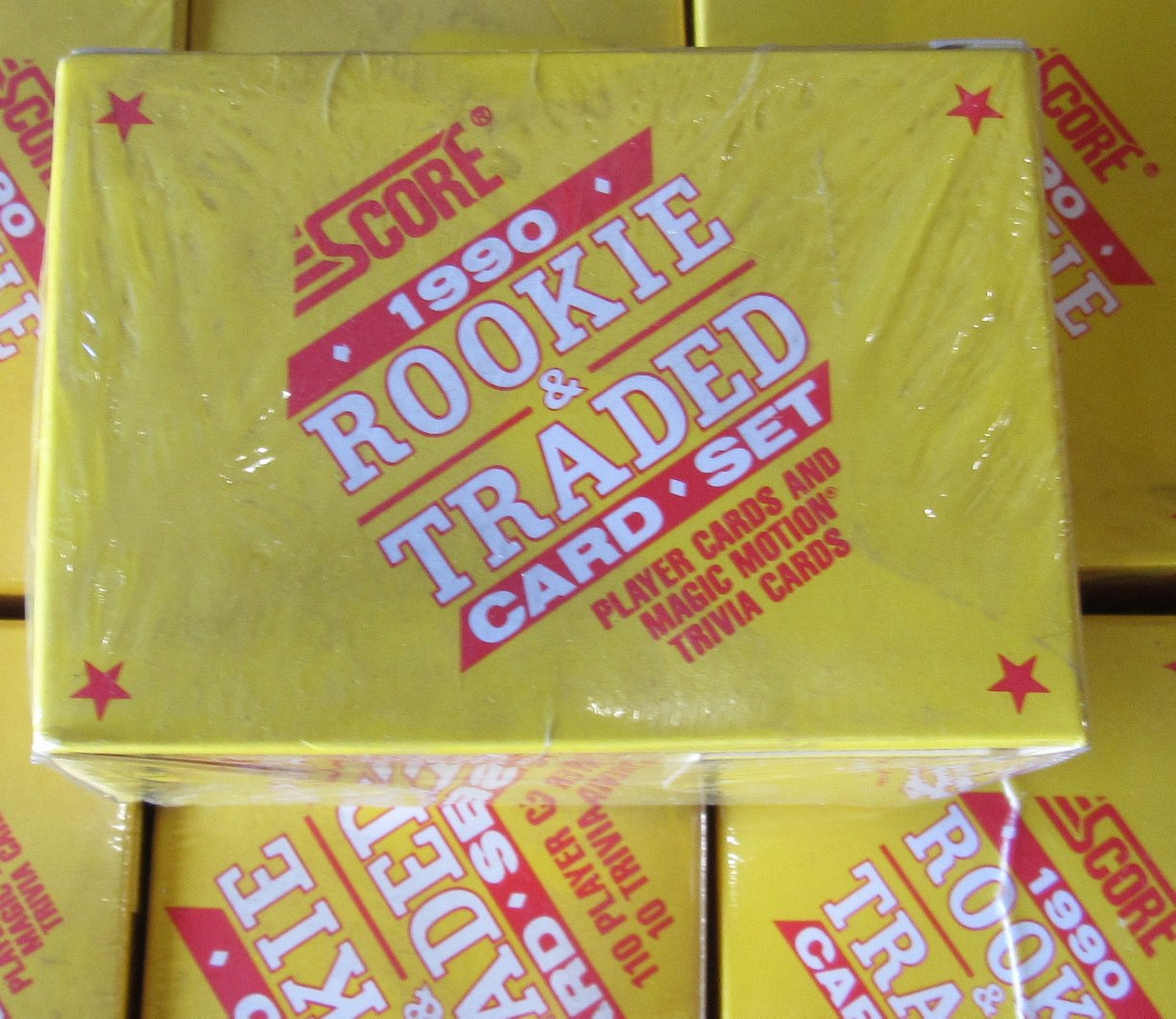 1990 Score Rookie & Traded Baseball - Case of 60 Sealed Sets - Thomas RC RBX115