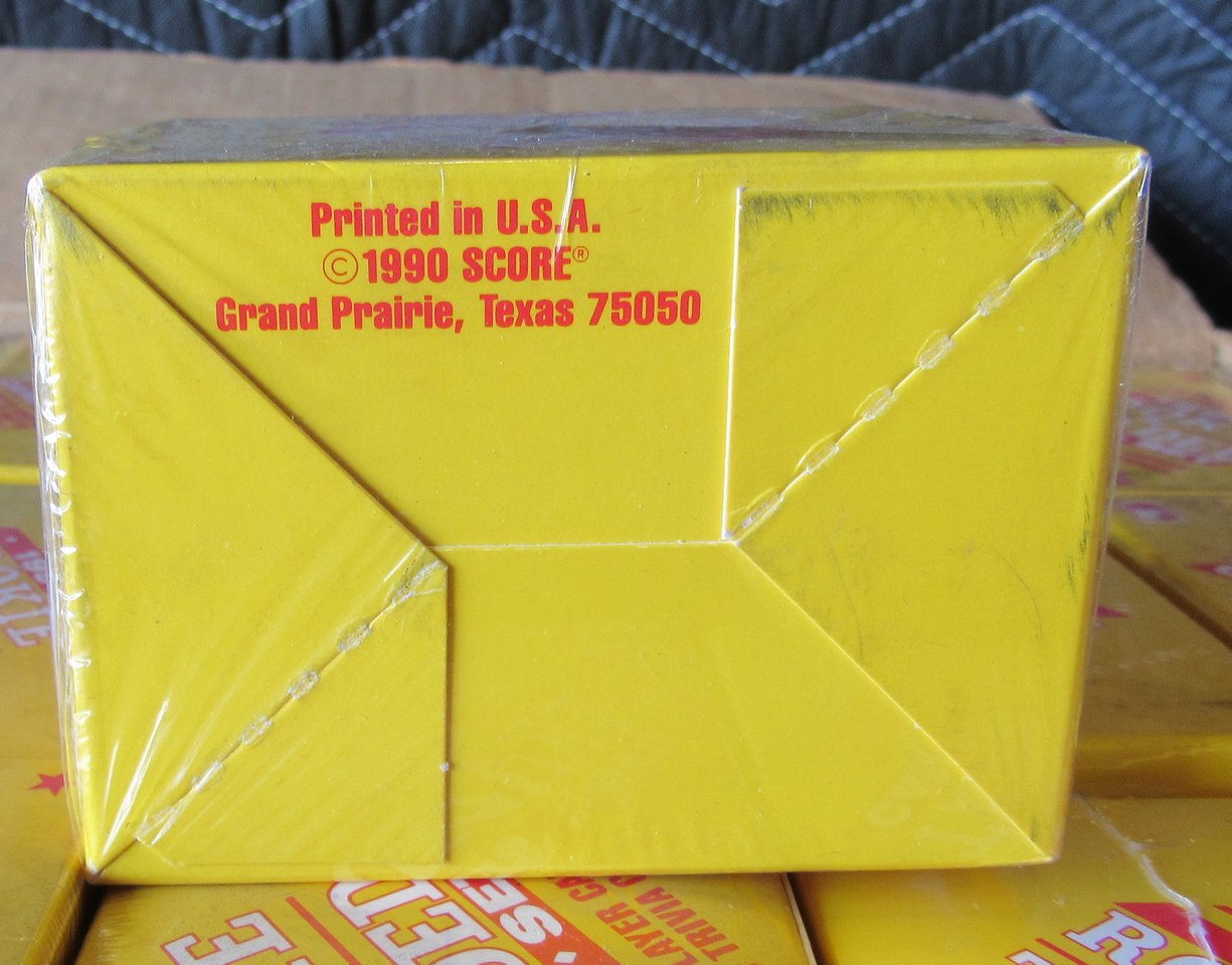 1990 Score Rookie & Traded Baseball - Case of 60 Sealed Sets - Thomas RC RBX115