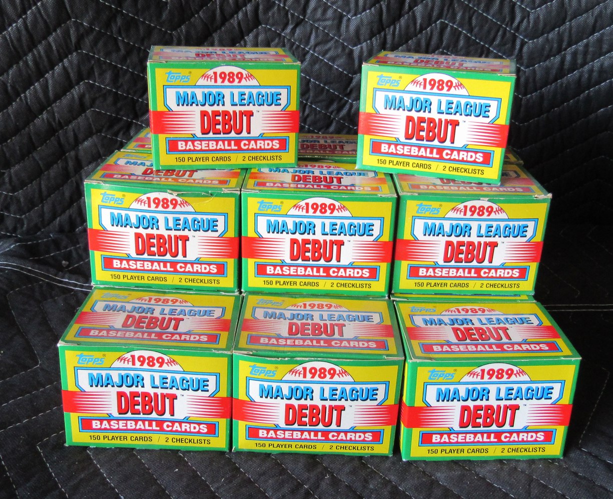 Lot of (17) 1989 Topps Major League Debut Baseball Sets - Griffey Jr RC RBX116