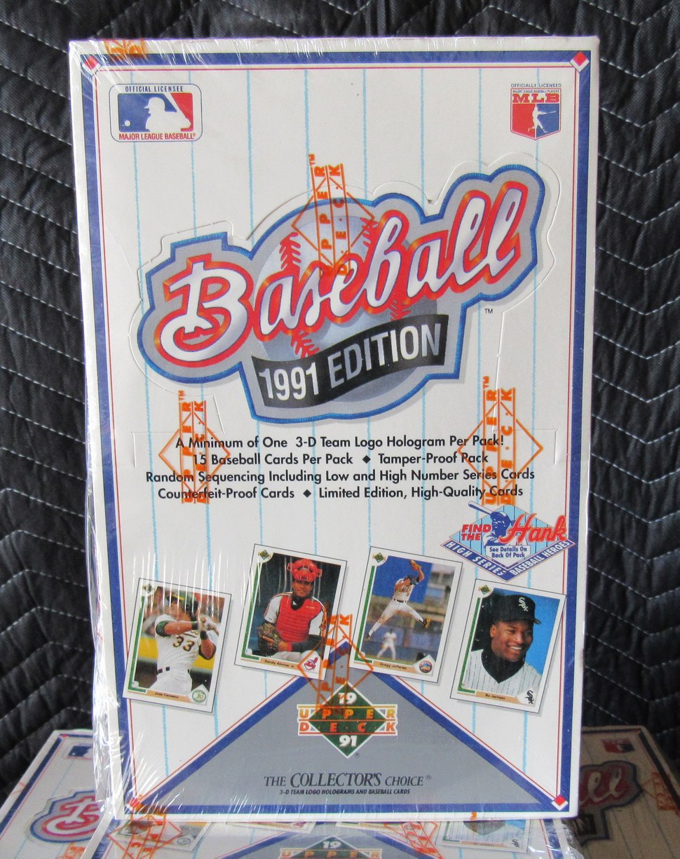 Lot of (10) 1991 Upper Deck High Series Baseball Sealed Wax Boxes RBX120
