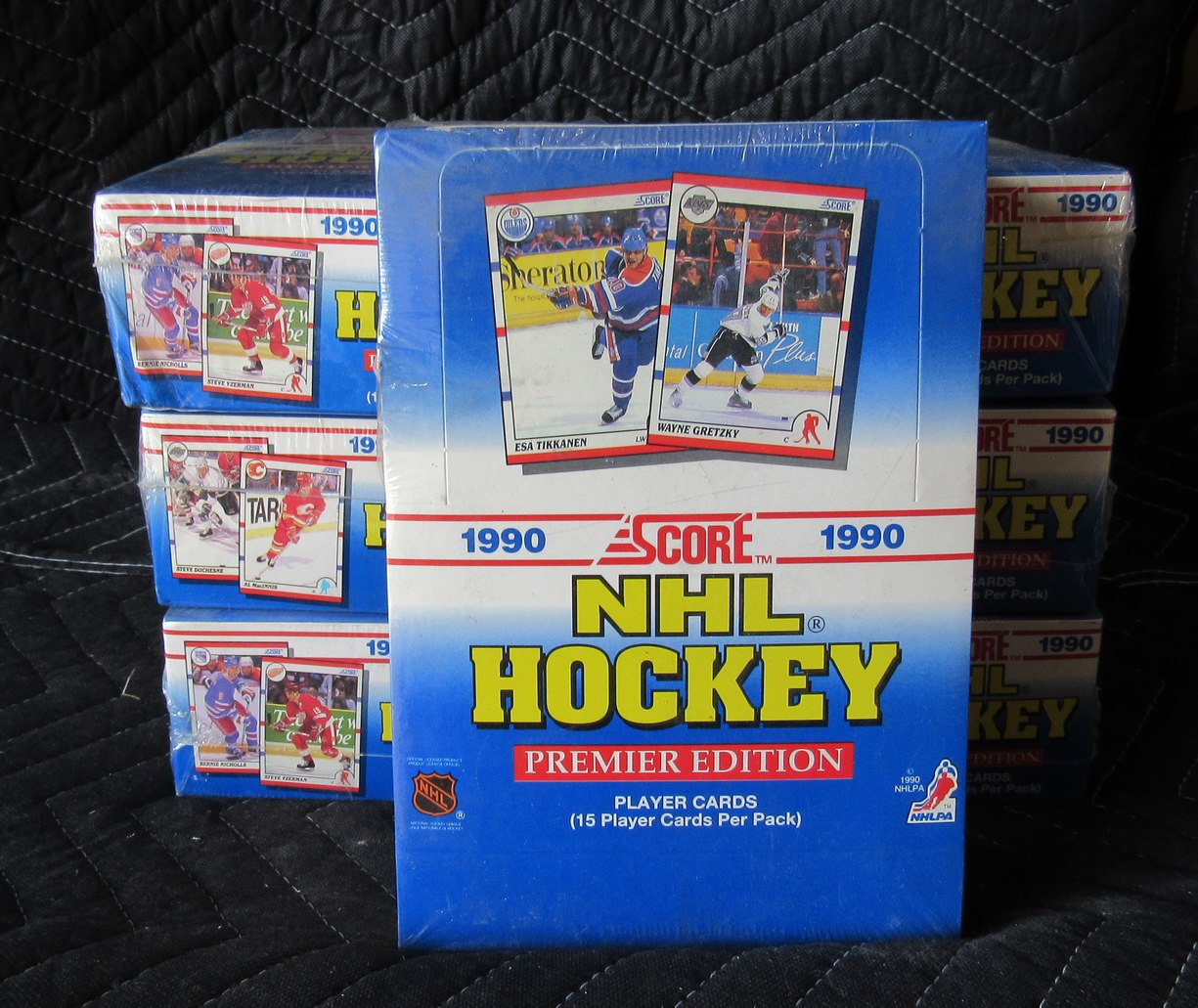 Lot of (7) 1990 Score NHL Hockey Wax Boxes - Lindros RC RBX123