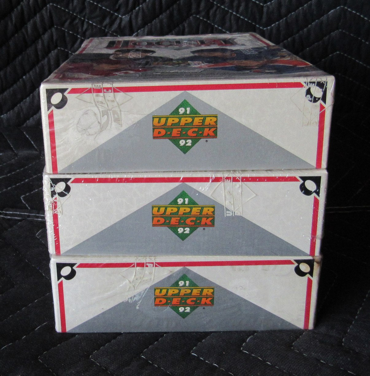 Lot of (3) 1991-92 Upper Deck NHL Hockey Sealed Wax Boxes - Brett Hull RBX127