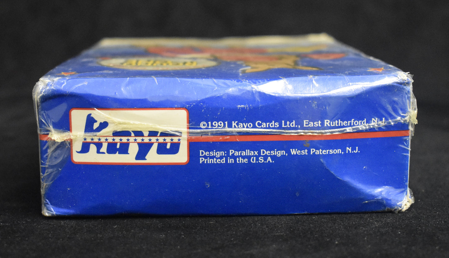 1991-1992 KAYO Premiere Round One Boxing Sealed Wax Box - 36 Packs RBX08