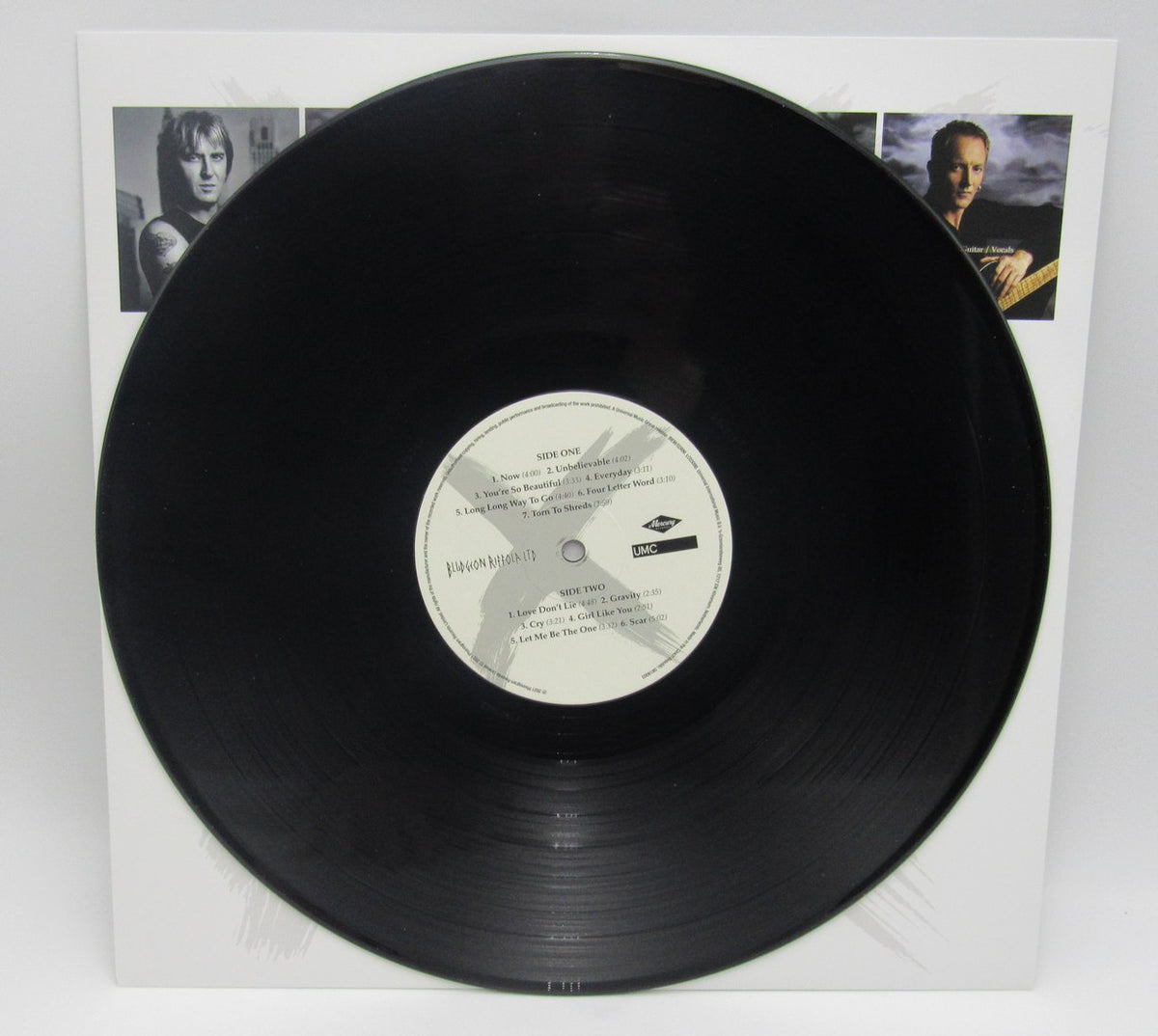 Joe Elliott/Phil Collen Dual-Signed/Auto Def Leppard "X" Album JSA 208906
