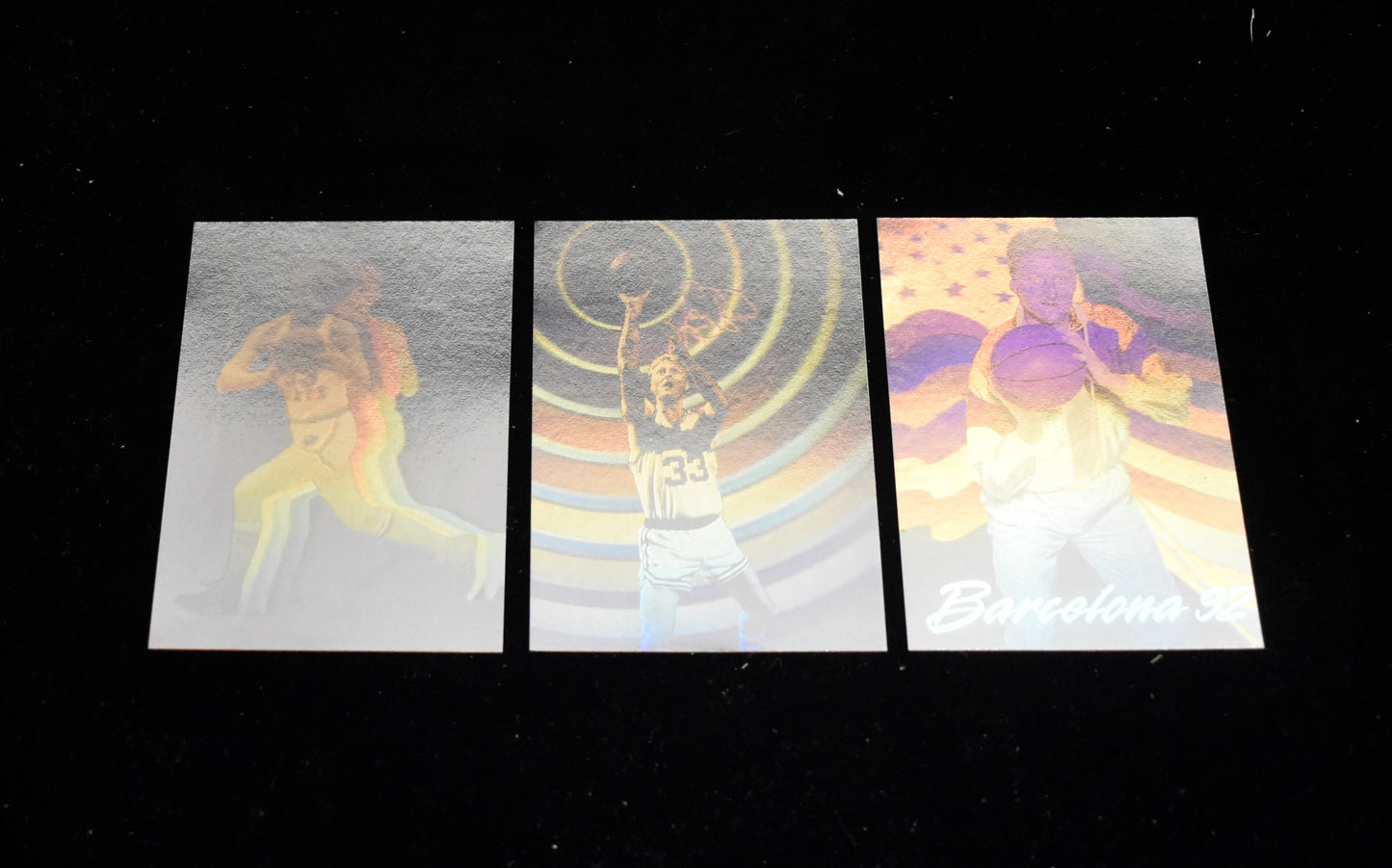 Lot of (18) Larry Bird 3 Card Hologram Sets - 1992 Lime Rock Productions RBX46