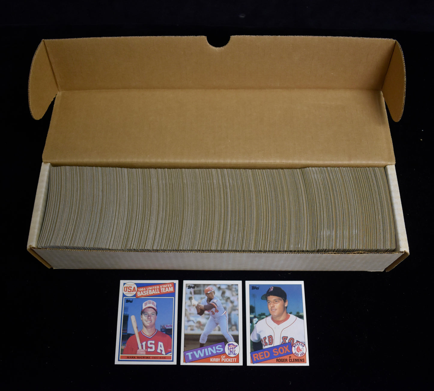 1985 Topps Baseball Complete Set - Clemens Puckett McGwire RC RBX47