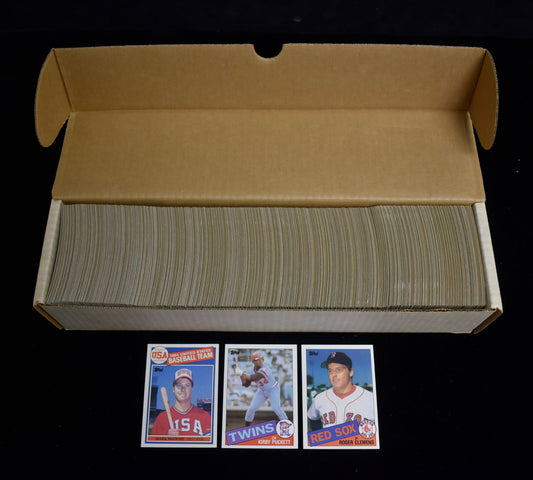 1985 Topps Baseball Complete Set - Clemens Puckett McGwire RC RBX47