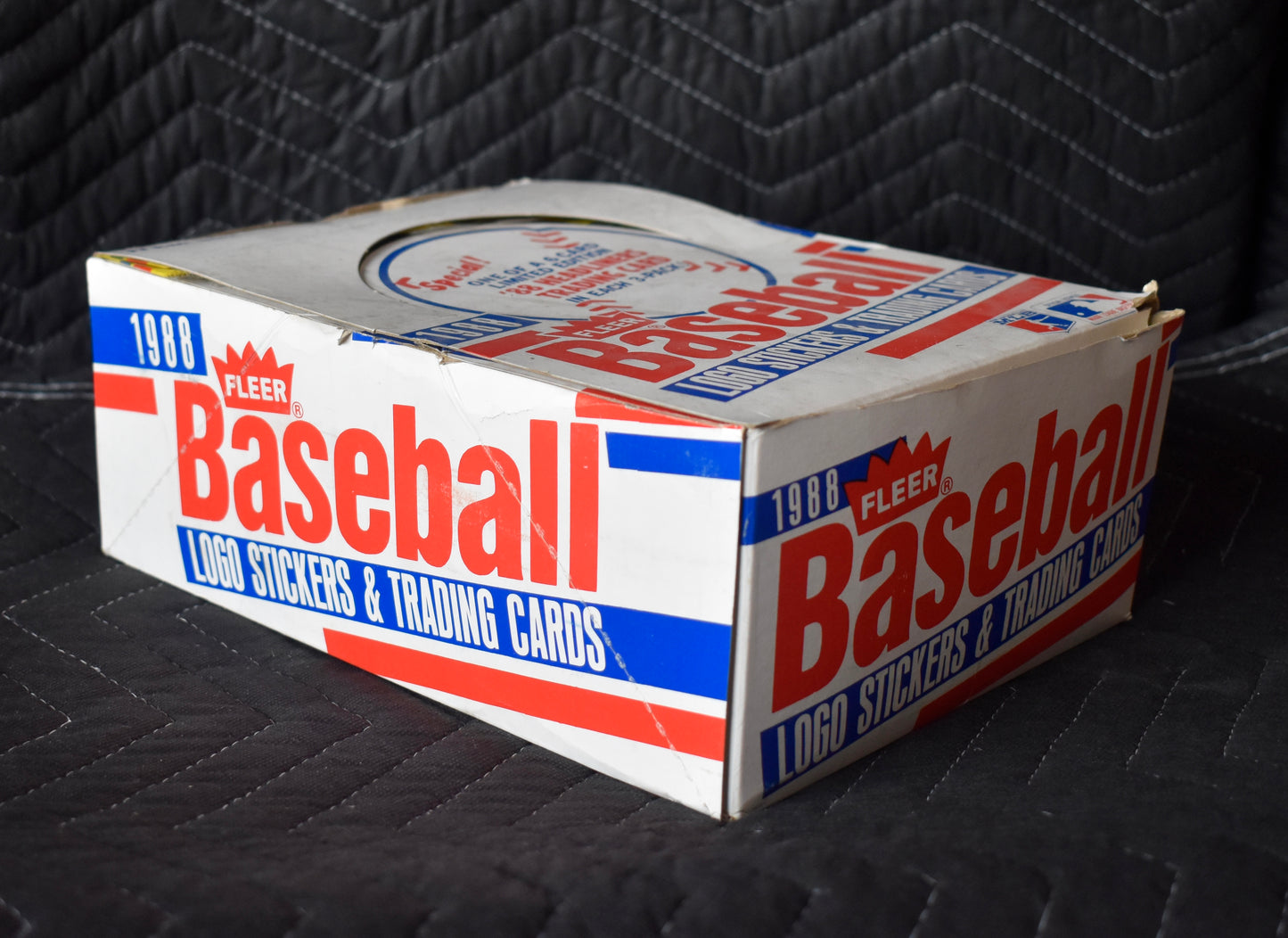 1988 Fleer Baseball Rack Pack Box - 24 Count - Tom Glavine RC RBX53