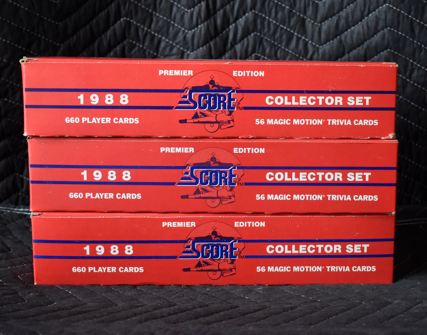 Lot of (3) 1988 Score Baseball Factory Sealed Sets - Bo Jackson Glavine RC RBX55