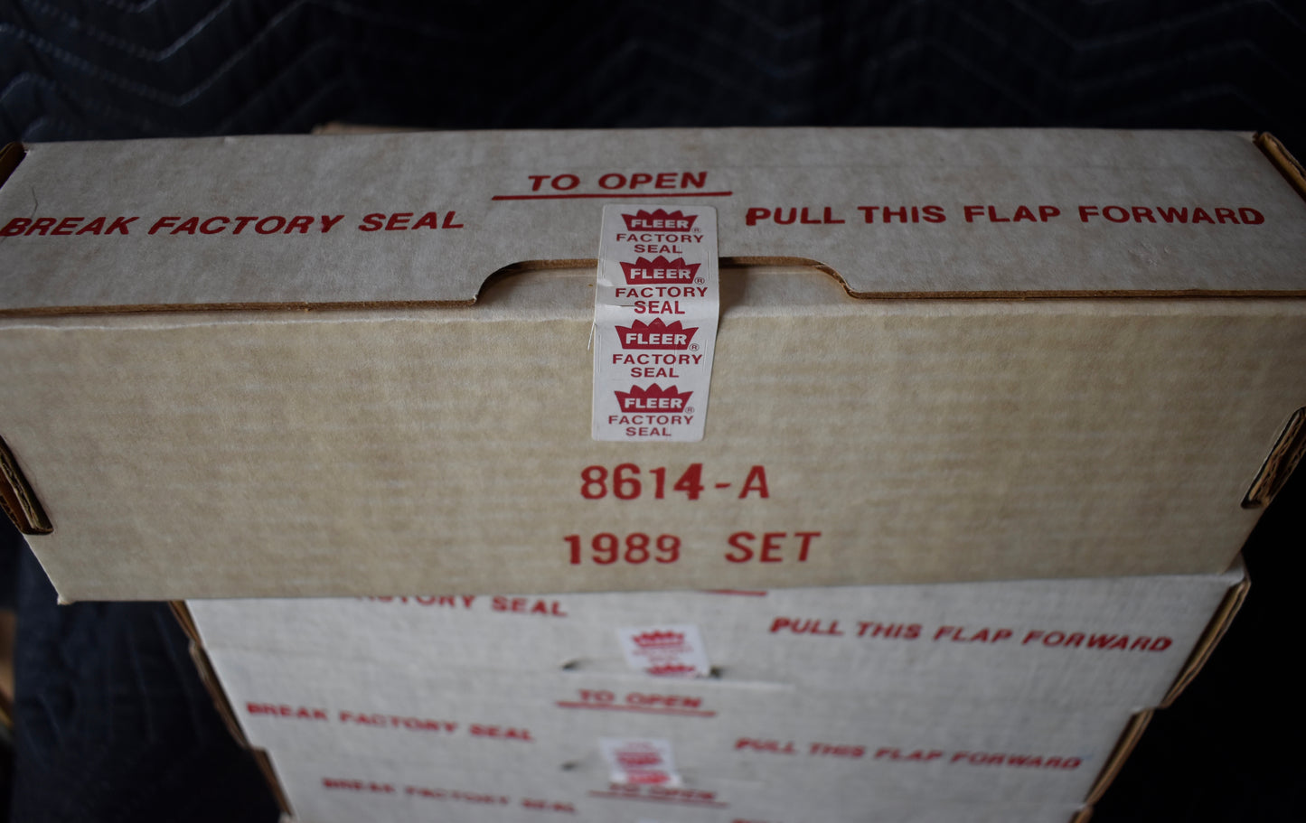 Lot of (9) 1989 Fleer Baseball Factory Sealed Sets - Griffey Jr RC RBX58