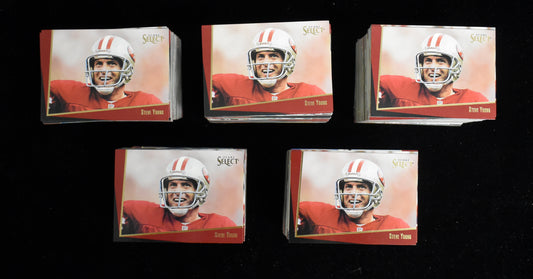 Lot of (5) 1993 Score Select NFL Football Complete Sets - 200 Cards RBX68